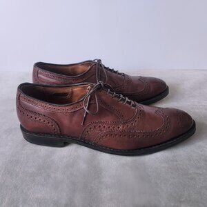 Allen Edmonds MCALLISTER Wingtip Oxford 10D Dark Chili or Merlot ~ Gently Worn
